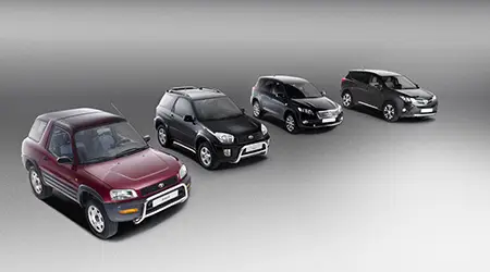 Легендарному кроссоверу Toyota&nbsp;RAV4 исполнилось 20 лет